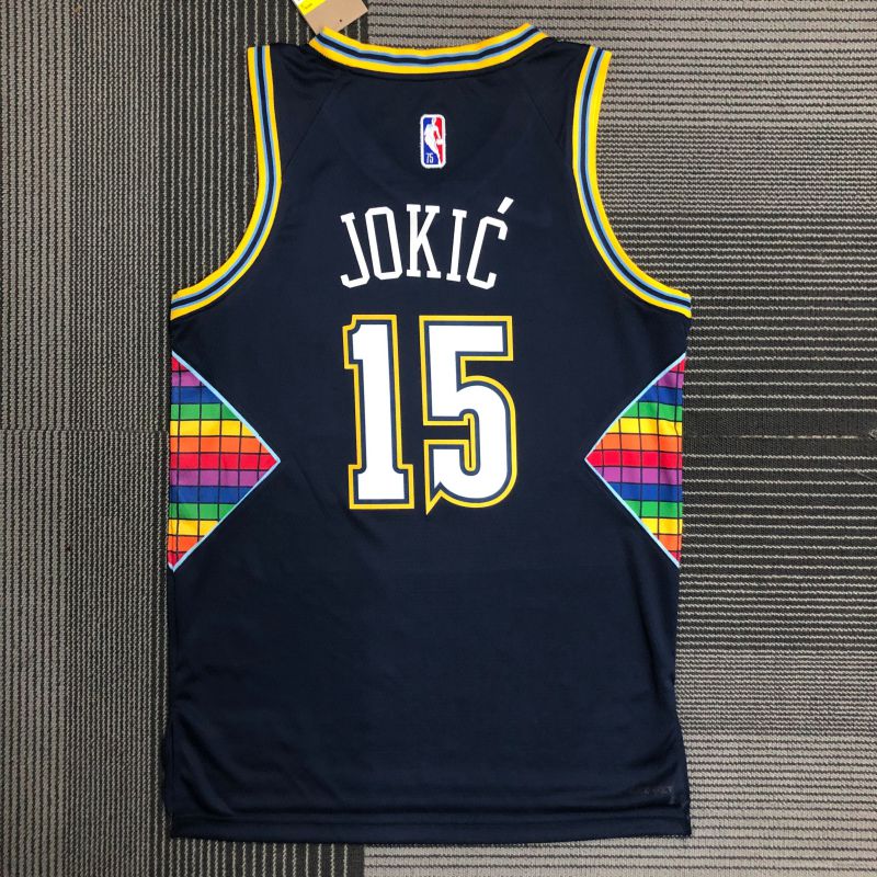 Regata Azul NBA Denver Nuggets Jokic 15