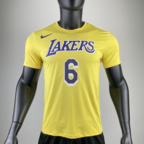 Camiseta NBA Los Angeles Lakers LeBron James DRI-FIT Amarela