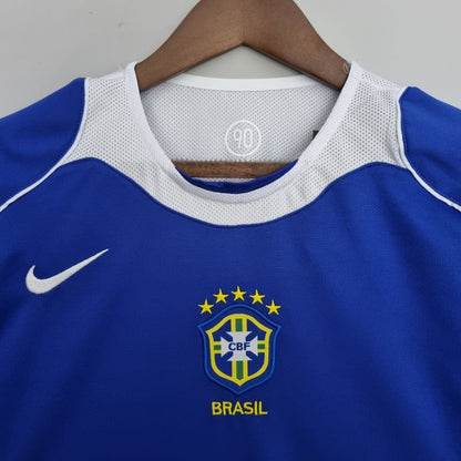 Camisa Azul Retrô Brasil 2004