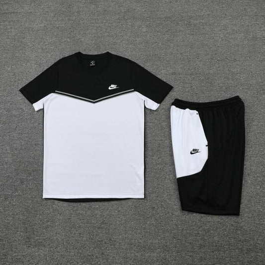 Kit Camisa e Short Nike Preto e Branco