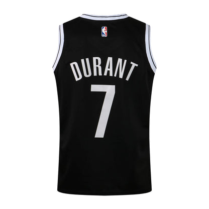 Regata NBA Brooklyn Nets Durant  n°7 Masculina - Preto