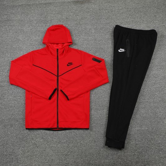 Conjunto Nike Tech Fleece Vermelho x Preto