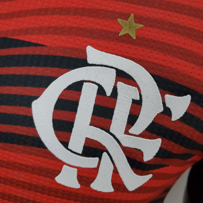 Camisa Rubro Home Flamengo 22/23 - Versão Jogador