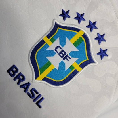 Camisa Feminina Branca Brasil Copa do Mundo 2022 - Concept
