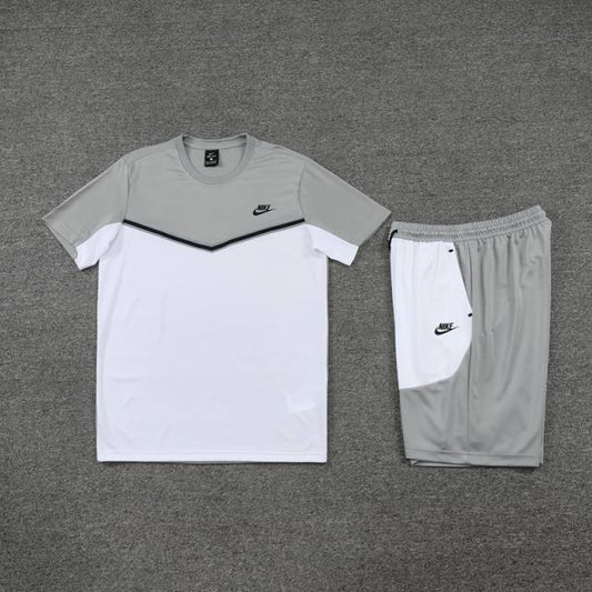 Kit Camisa e Short Nike Cinza