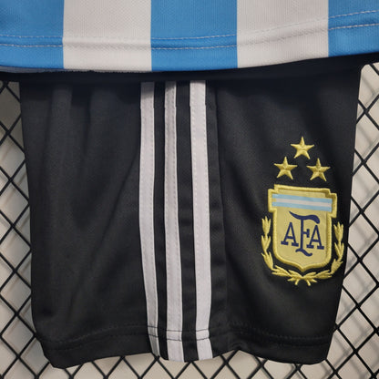 Kit Adidas Argentina I - 2022 Infantil 3 Estrelas