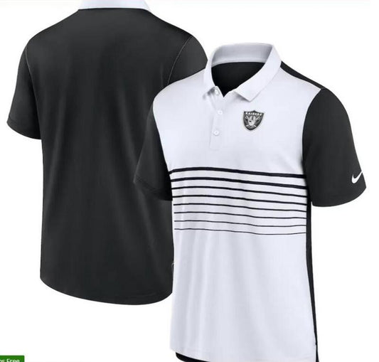 Camisa Polo Nike Las Vegas Raiders - Branca/Preta