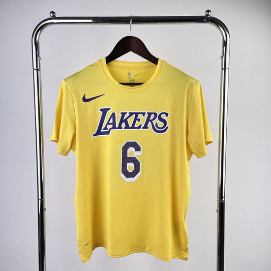 Camiseta NBA Los Angeles Lakers LeBron James DRI-FIT Amarela