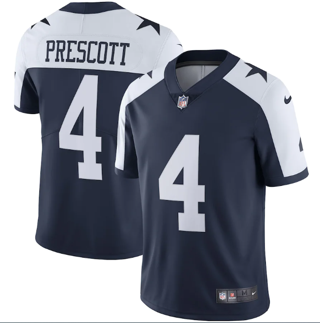 Jersey Dallas Cowboys Vapor Limited Azul/Branca