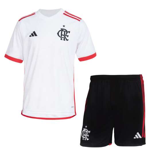 Kit infantil Flamengo Reserva Uniforme 24/25 Adidas