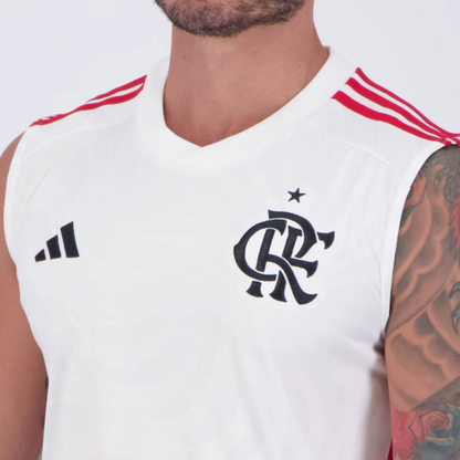 Camisa Regata Flamengo Reserva 24/25 - Adidas Torcedor Masculina
