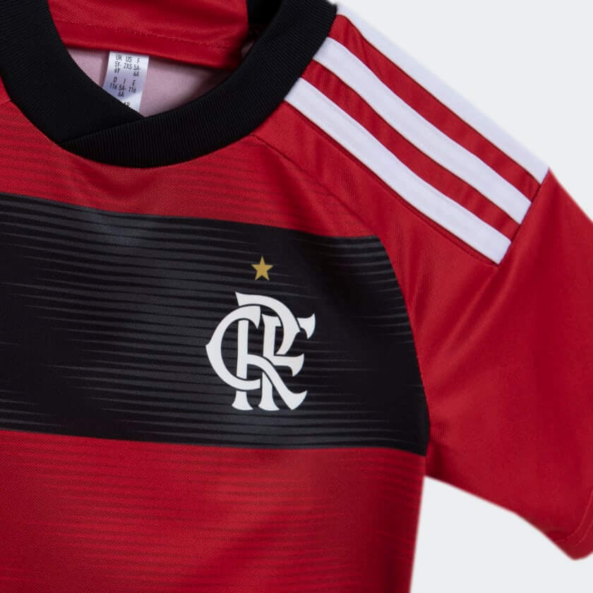 kit Infantil Flamengo 23/24 Unissex - Vermelho+Preto