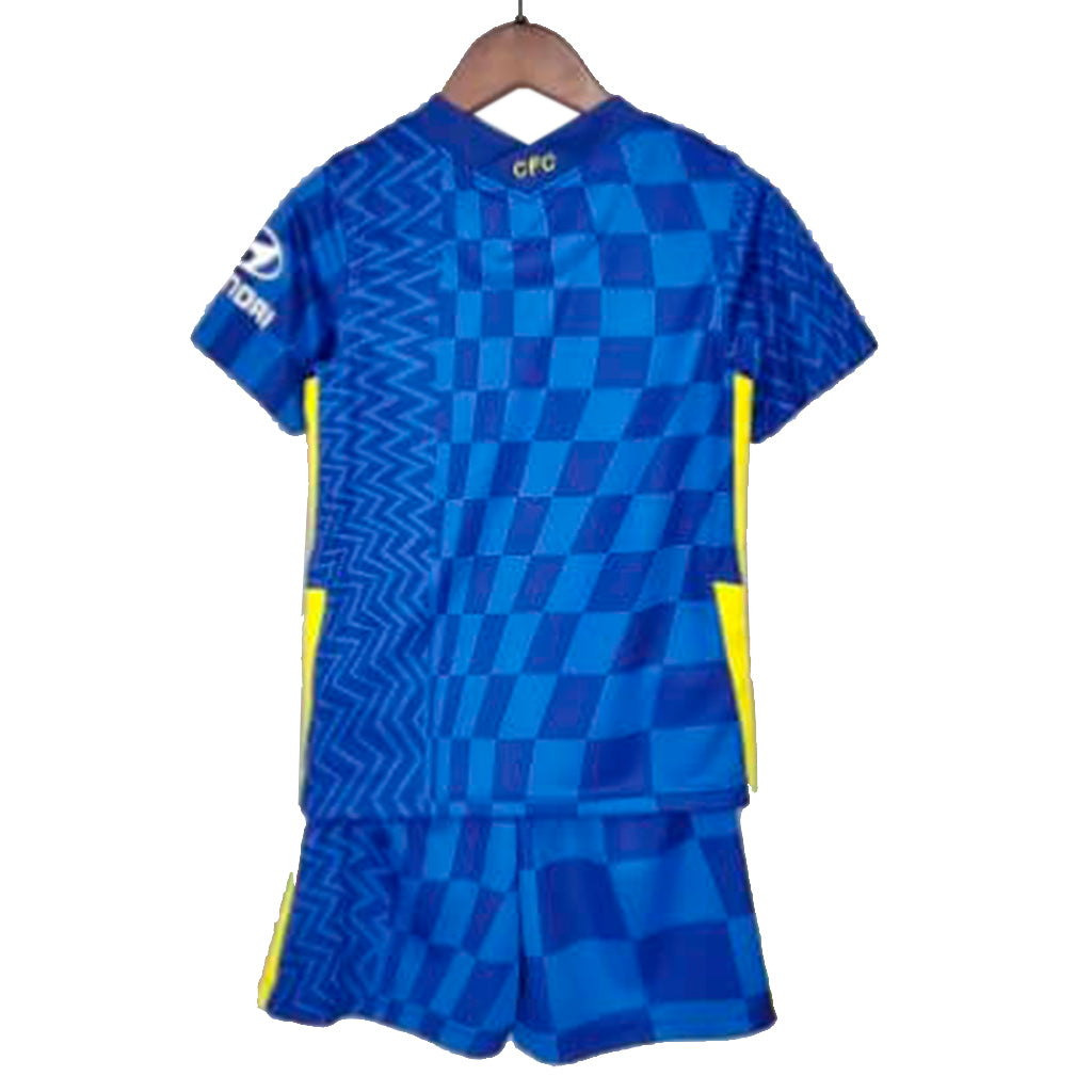 Kit Infantil Chelsea I 21/22 Unissex - Azul+Amarelo