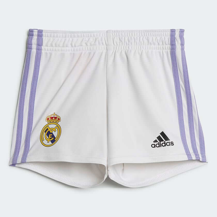 Kit Infantil Real Madrid 22/23 Unissex - Branco