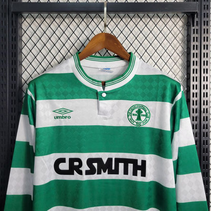 Camisa Manga Longa Retrô Celtic Verde 1988