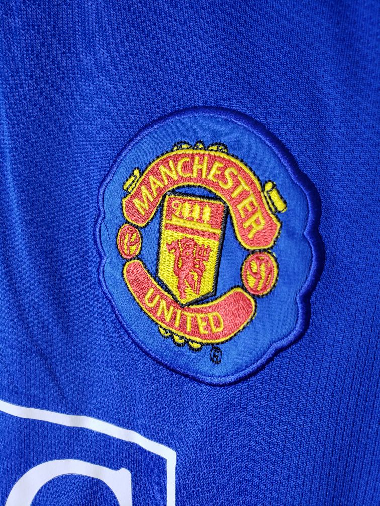 Camisa Azul Retro Manchester United - 2008