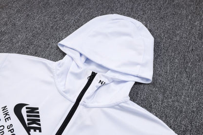 Conjunto SportWear Nike Tech Fleece Branco