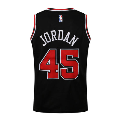 Regata NBA Chicago Bulls Jordan  nº45  Masculina - Preto