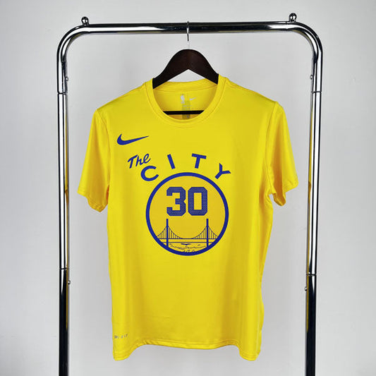 Camiseta NBA Golden State Warriors The City Curry DRI-FIT Amarela