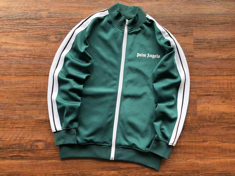 Conjunto Palm Angels Logo Tracksuit Green