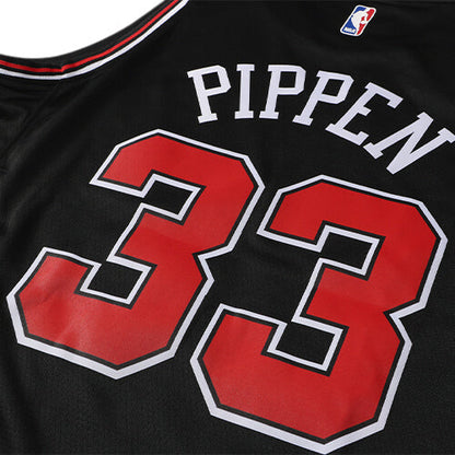 Regata NBA Chicago Bulls Pippen nº33  Masculina - Preto