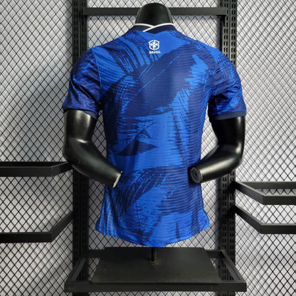 Camisa Brasil Azul Concept Modelo Jogador