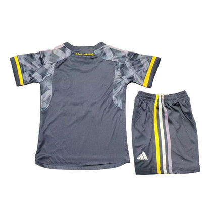 Kit Infantil Real Madrid Away 23/24 Unissex - Azul+Marinho