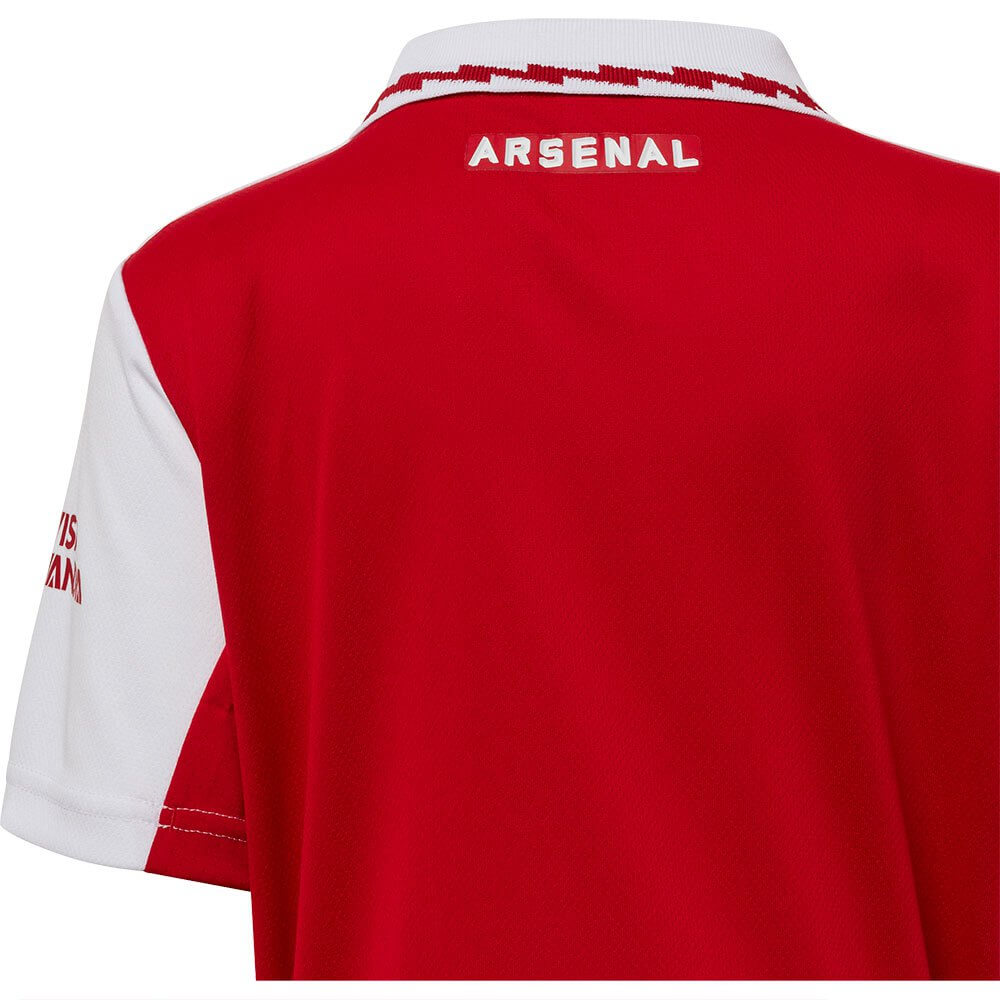 kit Infantil Arsenal I 22/23 Unissex - Vermelho+Branco