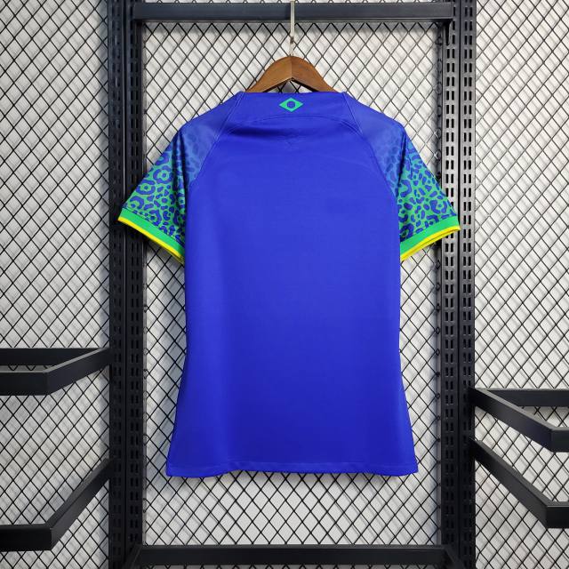 Camisa Azul Brasil Feminina Copa do Mundo 2022