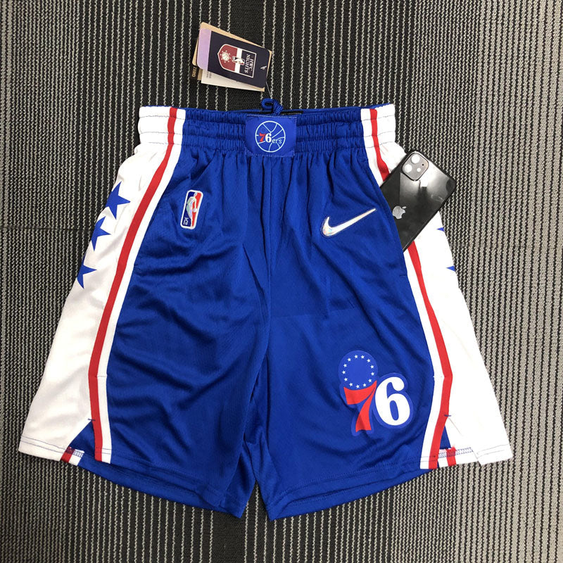 Short NBA Philadelphia 76ers Icon Edição 75 anos 21/22 Azul