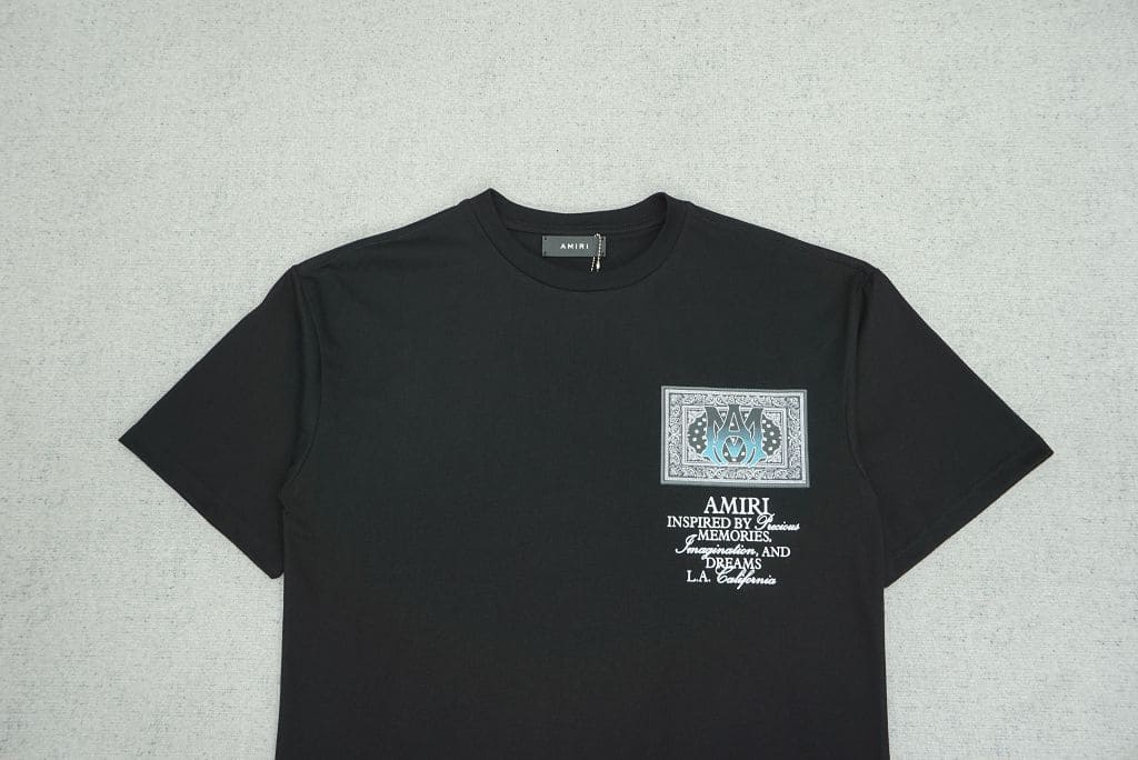 Camiseta Amiri Ma Bandana Black