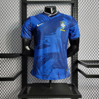 Camisa Brasil Azul Concept Modelo Jogador