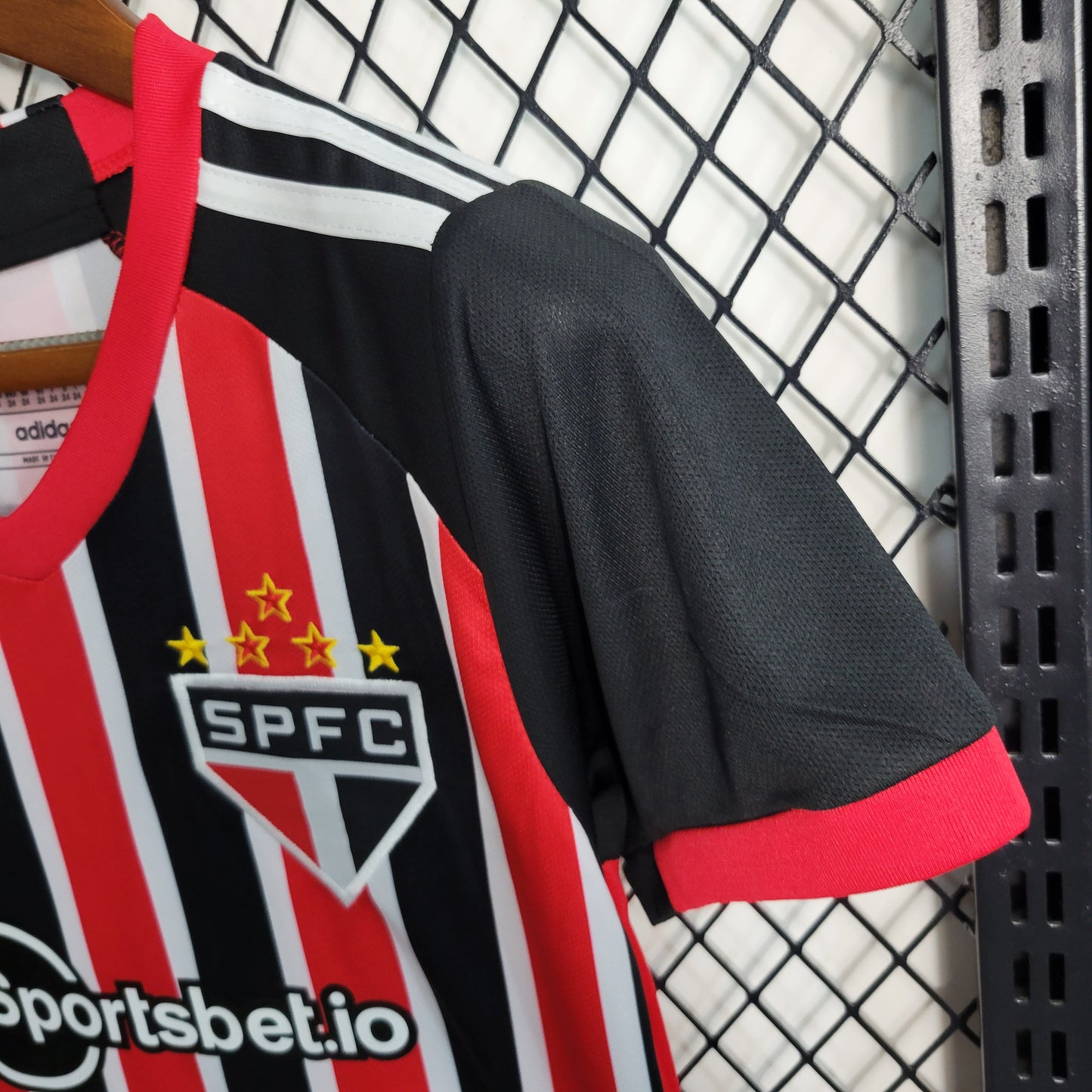 Kit Adidas São Paulo I - 2023/24 Infantil