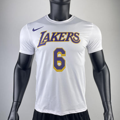 Camiseta NBA Los Angeles Lakers LeBron James DRI-FIT Branca