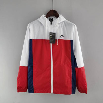 Corta Vento Swoosh Nike Branco x Vermelho