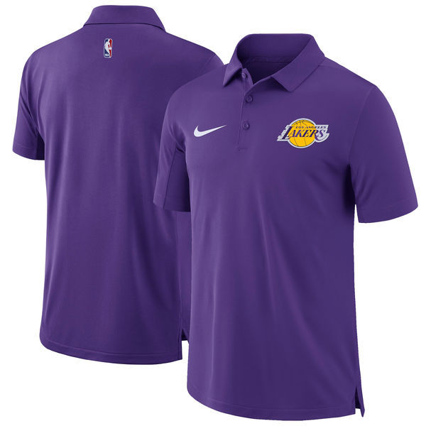 Camisa Polo Nike Los Angeles Lakers - Roxa
