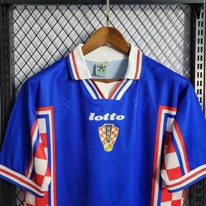Camisa Azul Retrô Croacia 1998