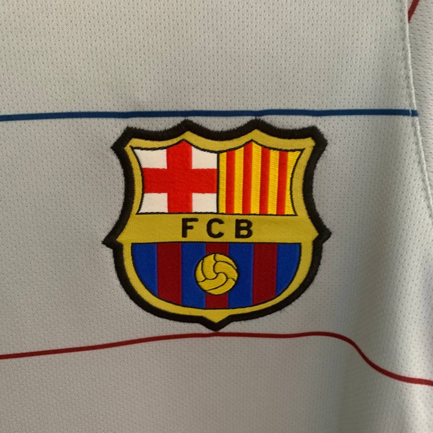 Camisa Cinza Retrô Barcelona - 2004