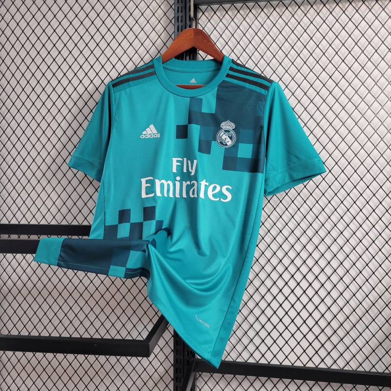 Camisa Azul Retro Real Madrid 17/18