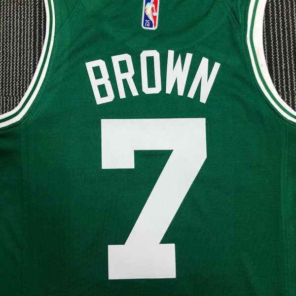 Regata NBA Boston Celtics Edição 75 anos 21/22 Jaylen Brown Verde