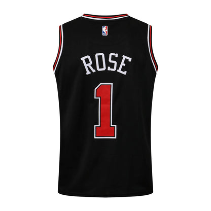 Regata NBA Chicago Bulls Rose nº1  Masculina - Preto