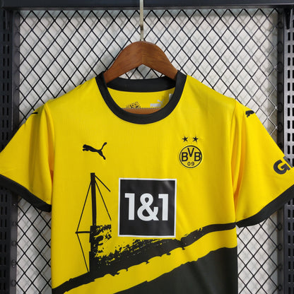 Kit Puma Borussia Dortmund I - 2023/24 Infantil