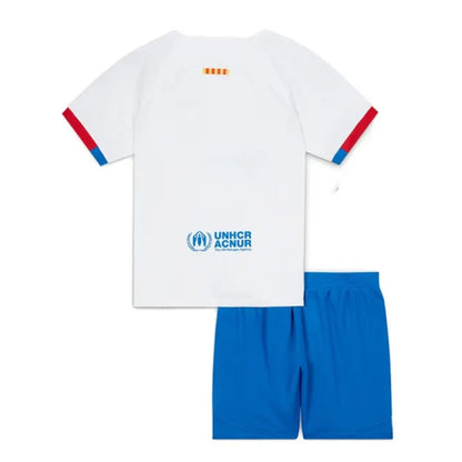 Kit infantil  Barcelona II 23/24 Unissex - Branco+Azul