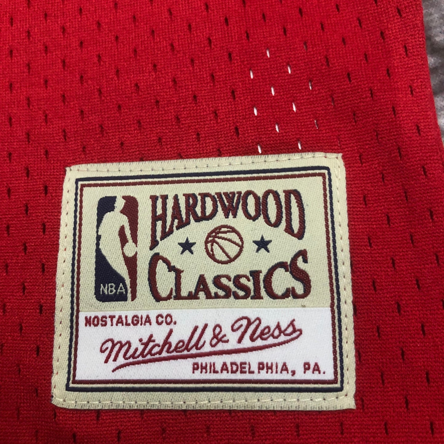 Regata Cropped Rodman Chicago Bulls Mitchell & Ness Hardwood Classics