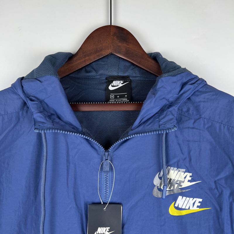 Corta Vento Nike Azul Triple Logo