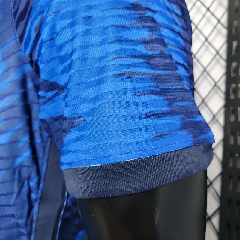 Camisa Brasil Azul Concept Modelo Jogador
