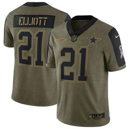 Jersey Dallas Cowboys Vapor Limited Salute To Service 2021