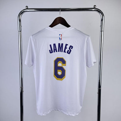 Camiseta NBA Los Angeles Lakers LeBron James DRI-FIT Branca