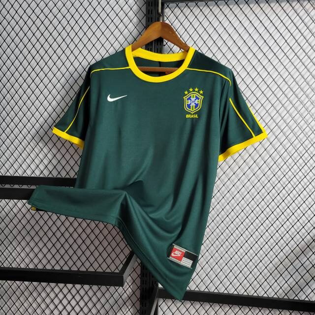 Camisa Verde Retrô Brasil 1998