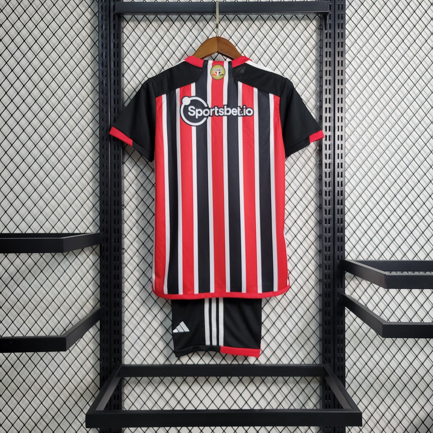 Kit Adidas São Paulo I - 2023/24 Infantil